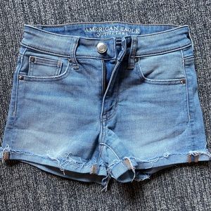 Light Wash Jean Shorts